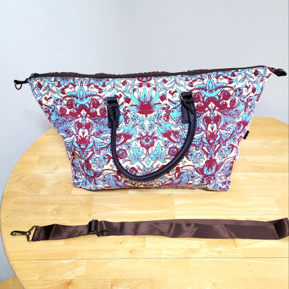 Floral Patterned Tote Bag - Multicolor
